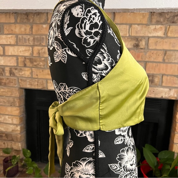 Shein Women Tops Sexy Plain One Shoulder null Olive Green & Blue NWOT - Picture 2 of 12